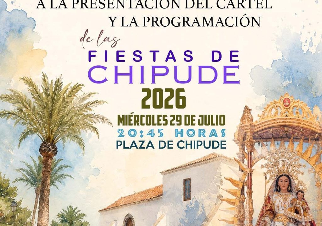PRESENTACIÓN CARTEL DE CHIPUDE